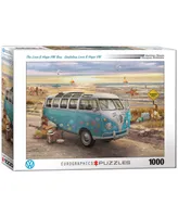 Eurographics Incorporated American Classics the Love Hope Volkswagen Bus By Greg Giordano Jigsaw Puzzle, 1000 Pieces