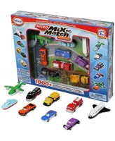 Popular Playthings Micro Mix or Match Vehicles Set, 27 Pieces