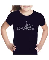 La Pop Art Girls Word T-shirt - Dancer