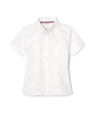 French Toast Little Girls Short Sleeve Oxford Shirt