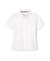 French Toast Little Girls Short Sleeve Oxford Shirt