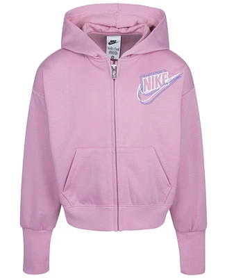 Nike Little Girls Full-Zip Hoodie Sweatshirt