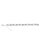 Row Paper Clip Chain Link Bracelet