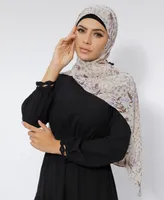 Urban Modesty Women's Floral-Print Chiffon Hijab