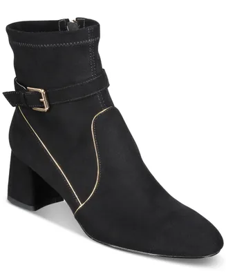 Things Ii Come Women's Donlea Buckled Strap Booties