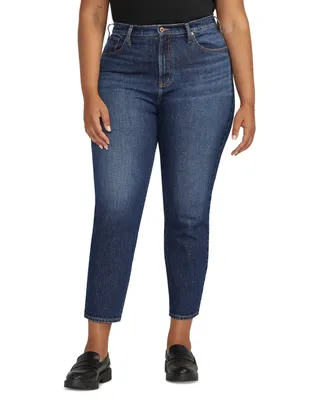 Silver Jeans Co. Plus Size Highly Desirable High Rise Slim-Leg Jeans