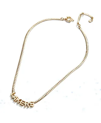 Women's Baublebar Los Angeles Lakers Team Chain Necklace - Gold