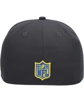 Men's New Era Graphite Los Angeles Rams Color Dim 59FIFTY Fitted Hat