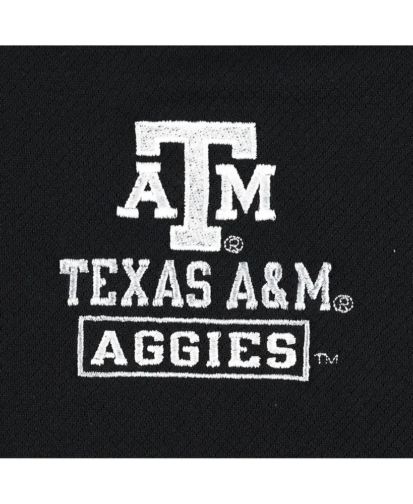 Men's Champion Black Texas A&M Aggies Textured Quarter-Zip Jacket