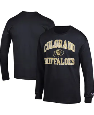Men's Champion Black Colorado Buffaloes High Motor Long Sleeve T-shirt