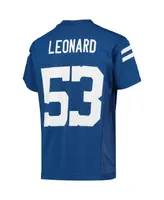 Big Boys Shaquille Leonard Royal Indianapolis Colts Replica Player Jersey