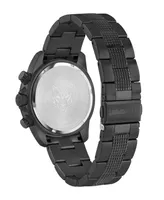 Plein Sport Men's Hurricane Black Stainless Steel Bracelet Watch 44mm