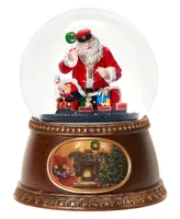 5.7" H Musical Santa Dome with Train