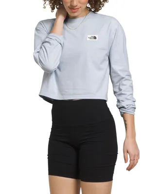 The North Face Women's Heritage Patch Long-Sleeve Logo T-Shirt