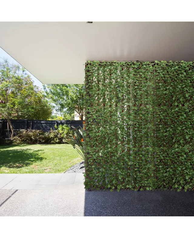 Outsunny 118 x 39 Artificial Privacy Fence Screen Faux Hedge