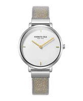 Kenneth Cole New York Women's Modern Classic Two Tone Stainless Steel Watch, 34mm