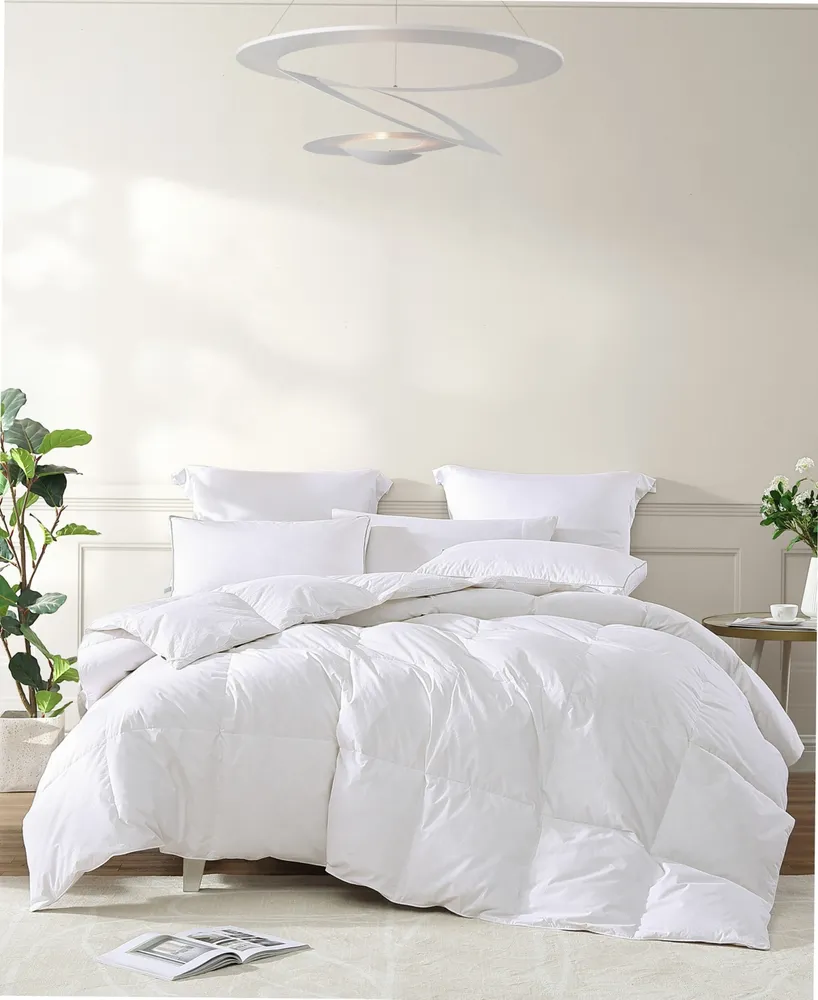 Royal Luxe All Season Warmth White Goose Feather and Down Fiber Comforter