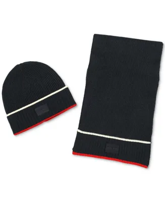 Tommy Hilfiger Men's Tipped Beanie & Scarf Set