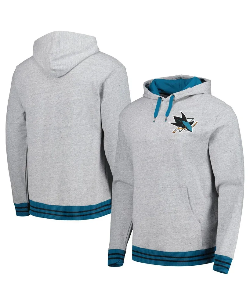 Mitchell & Ness Men's Mitchell & Ness Heather Gray San Jose Sharks Classic French  Terry Pullover Hoodie