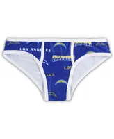 Women's Concepts Sport Royal Los Angeles Chargers Breakthrough Allover Print Knit Panty