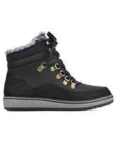 White Mountain Women's Tamasha Lace Up Cozy Booties