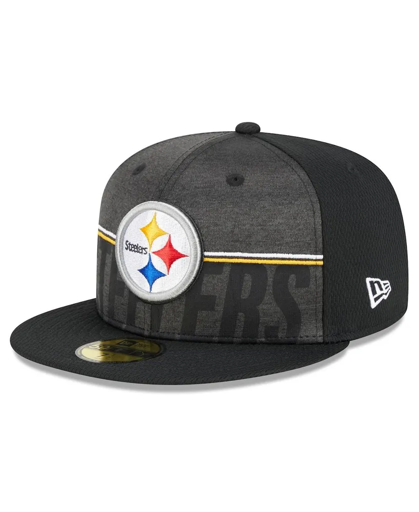 New Era Men's New Era Black Pittsburgh Steelers 2023 Nfl Training Camp  59FIFTY Fitted Hat