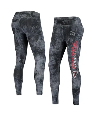 Women's Concepts Sport Black Atlanta Falcons Burst Tie-Dye Leggings