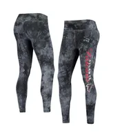 Women's Concepts Sport Black Atlanta Falcons Burst Tie-Dye Leggings