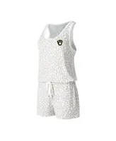 Women's Concepts Sport Cream Milwaukee Brewers Montana Hacci Knit Romper