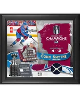 Cale Makar Colorado Avalanche 2022 Stanley Cup Champions Framed 15'' x 17'' x 1'' Conn Smythe Collage with a Piece of Game