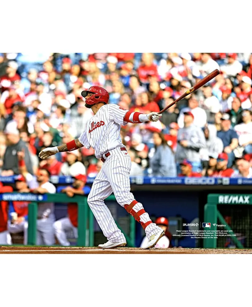 Nick Castellanos Philadelphia Phillies Unsigned Hits a Two-Run Home Run Photograph