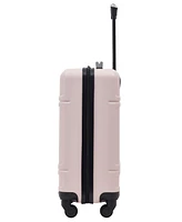 Travelers Club Skyline Collection 20" Rolling Carry-On with 360 Degree 4-Wheel System