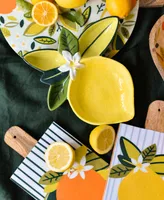 Coton Colors Lemon Platter 10''