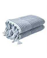 Skl Home Long Borough Turkish Cotton Bath Towel, 54" x 28"