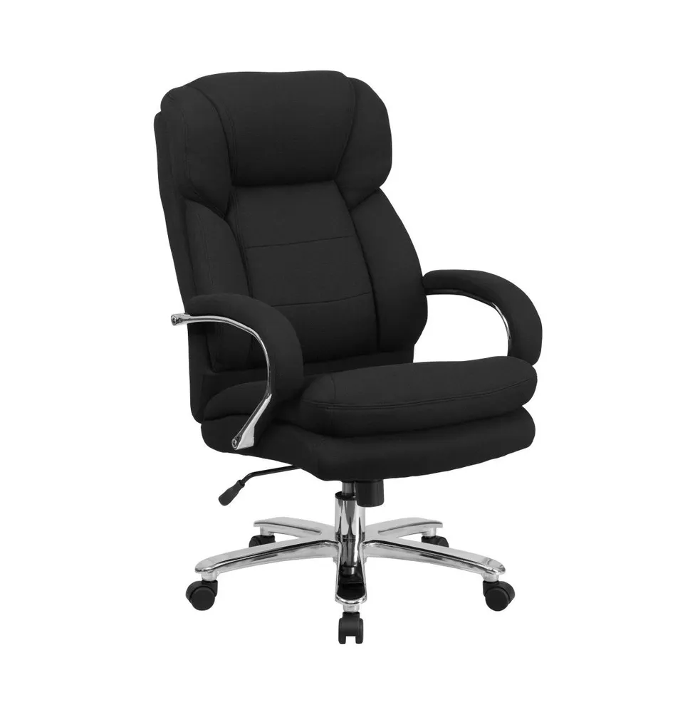 Emma+Oliver 24/7 500 Lb. Big & Tall Executive Swivel Ergonomic Office Chair With Loop Arms