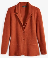 Charter Club Women's 100% Cashmere Blazer, Regular and Petite, Created for Macy's