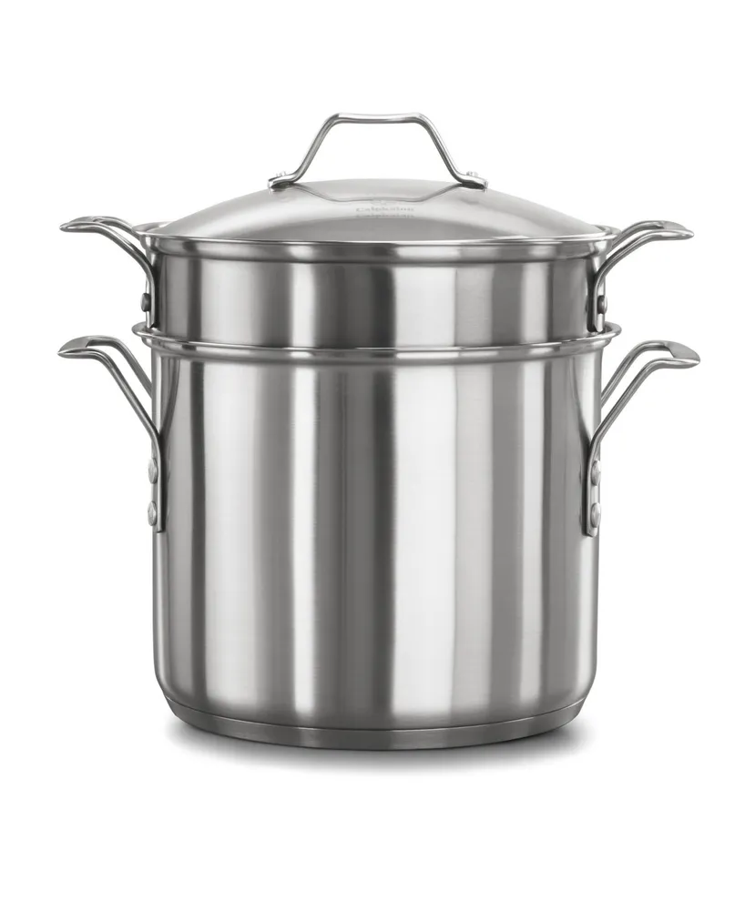 Calphalon Simply Calphalon Stainless Steel 8 Qt. Covered Multi