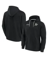 Men's and Women's Fanatics Signature Black Oakland Athletics Super Soft Fleece Pullover Hoodie