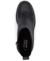 Toms Women's Rya Lug Sole Block Heel Platform Booties