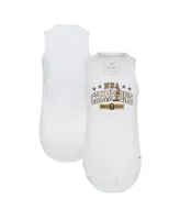 Women's Sportiqe White Denver Nuggets 2023 Nba Finals Champions Janie Tri-Blend Tank Top