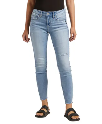 Silver Jeans Co. Women's Elyse Mid Rise Skinny Leg Jeans