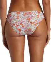 Roxy Juniors' Floral-Print Beach Classics Hipster Bikini Bottoms