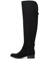 Sun + Stone Women's Anyaa Wide-Calf Buckled Over-The-Knee Boots, Created for Macy's