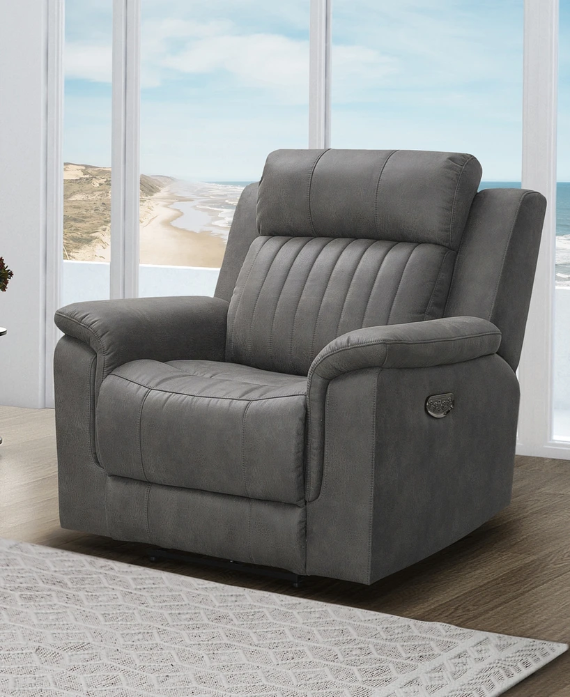 Gabrielle Fabric Power Recliner with Power Headrest