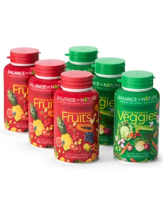 Balance of Nature Whole Food Supplement with Fruit and Vegetable Ingredients for Women, Men, and Kids