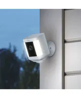ring Spotlight Cam Plus Battery - White