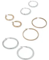 Dkny 1 1/5" Thick Hoop Earrings