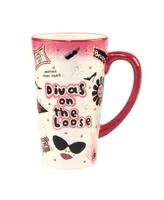 Certified International Lolita Divas on the Loose 4 Piece Latte Mug