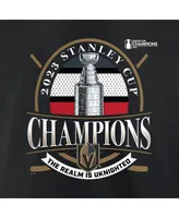 Men's Fanatics Black Vegas Golden Knights 2023 Stanley Cup Champions Rally Cry T-shirt