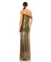 Women's Ieena Metallic Off The Shoulder Gown